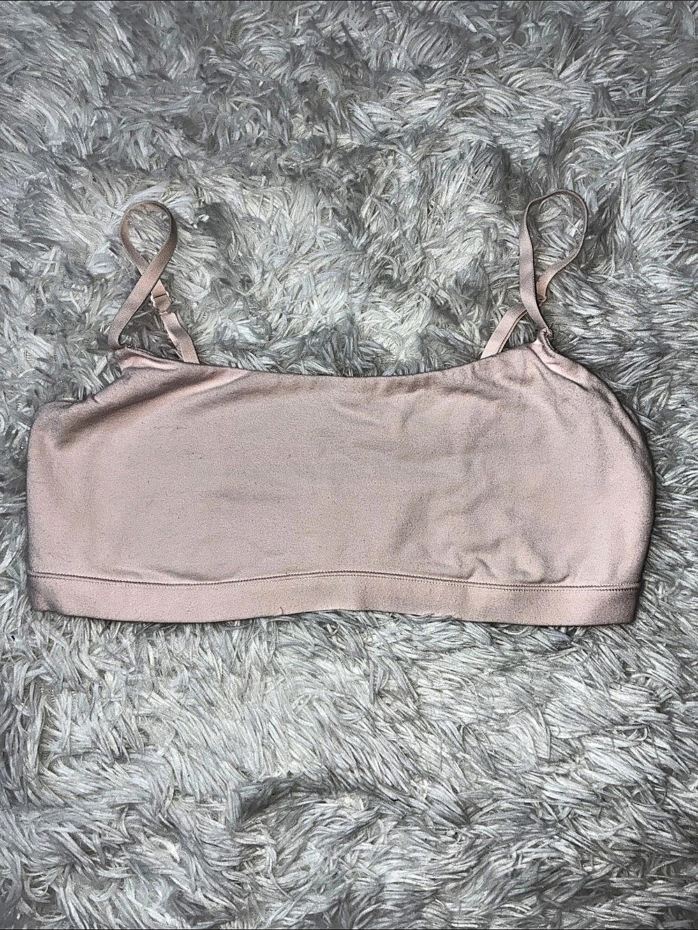 SKIMS Everyday Cotton Scoop Bralette Pink